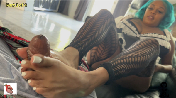 Jane The Maid: Footjob
